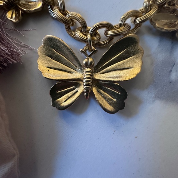 Jennifer Behr Gold Butterfly Charm Bracelet - Picture 3 of 9